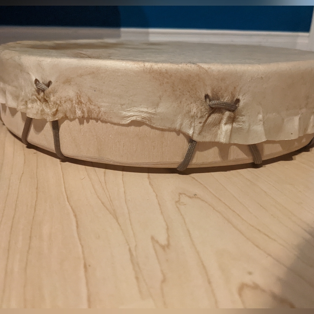 Deer Hide Native Drum | Handmade Rawhide | Shamanic 12" Drum